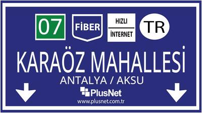 Antalya / Aksu / Karaöz Mahallesi Taahhütsüz İnternet