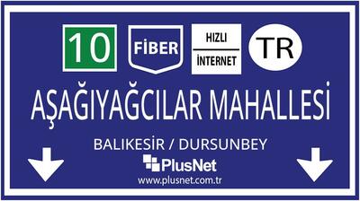 Balıkesir / Dursunbey / Aşağıyağcılar Mahallesi Taahhütsüz İnternet
