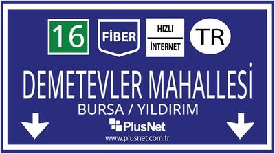 Bursa / Yıldırım / Demetevler Mahallesi Taahhütsüz İnternet