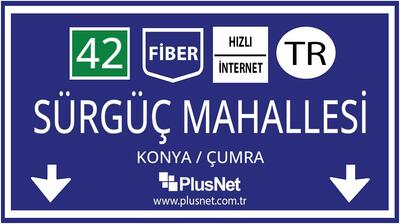 Konya / Çumra / Sürgüç Mahallesi Taahhütsüz İnternet