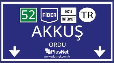 Ordu / Akkuş Taahhütsüz İnternet