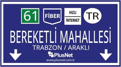 Trabzon / Araklı / Bereketli Mahallesi Taahhütsüz İnternet