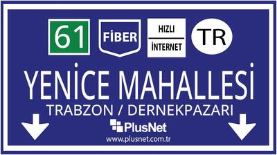 Trabzon / Dernekpazarı / Yenice Mahallesi Taahhütsüz İnternet