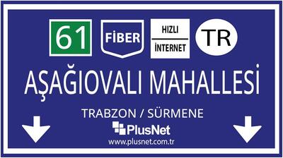 Trabzon / Sürmene / Aşağıovalı Mahallesi Taahhütsüz İnternet