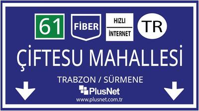 Trabzon / Sürmene / Çiftesu Mahallesi Taahhütsüz İnternet