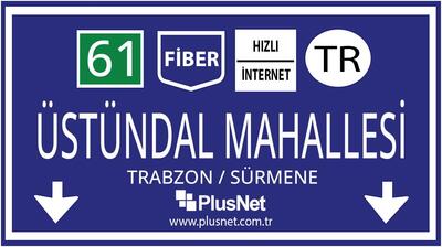 Trabzon / Sürmene / Üstündal Mahallesi Taahhütsüz İnternet