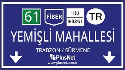 Trabzon / Sürmene / Yemişli Mahallesi Taahhütsüz İnternet