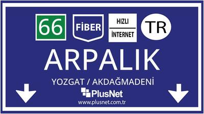 Yozgat / Akdağmadeni / Arpalık Taahhütsüz İnternet